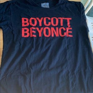 Boycott Beyoncé tshirt